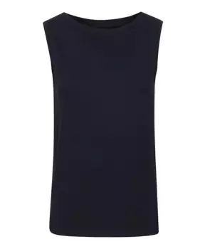 Топ из вискозы и эластана производство Португалия. Majestic Filatures, синий