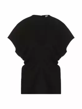 Топ из вискозы TOTEME, черный