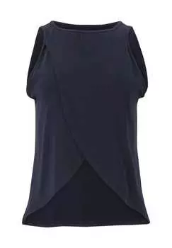 Топ из водорослей в женственном дизайне Endurance Athlecia, цвет 2101 dark sapphire