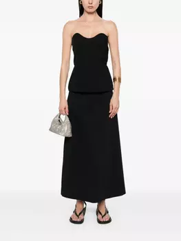 Топ из вуали Philosophy Di Lorenzo Serafini, черный