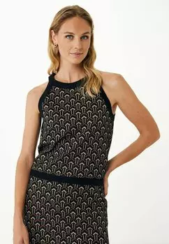 Топ JACQUARD GEO TANK Mexx, черный