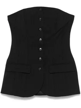 Топ Jacqui Corsage HERSKIND, серый