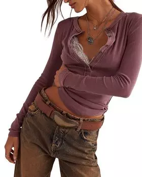 Топ Jamie Henley Free People, коричневый