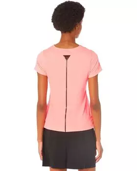 Топ Jamie Sadock Cindy Short Sleeve Top, цвет Mimosa/Sassy