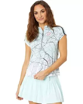 Топ Jamie Sadock Runaway Heart Short Sleeve, цвет Heavenly