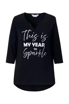 Топ Janet & Joyce Shirt, черный