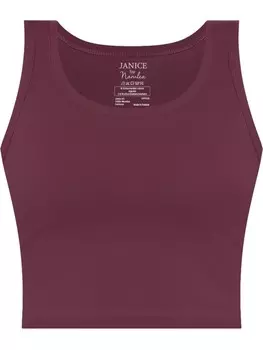 Топ Janice Damen crop Namlea, цвет burgund