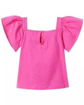 Топ Janie and Jack с развевающимися рукавами, мультиколор