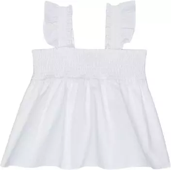 Топ Janie and Jack Seersucker Top, белый