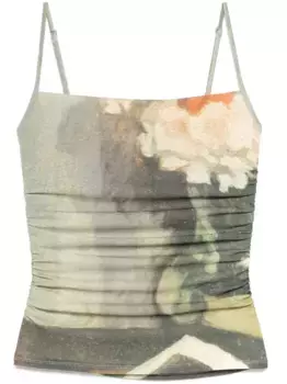 Топ Jazlyn Nanushka, зеленый