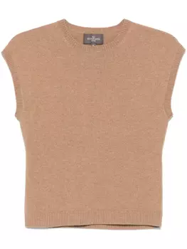 Топ Эрика Бомпара с короткими рукавами Eric Bompard, коричневый