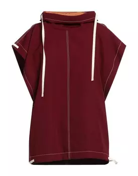 Топ Jil Sander, бордовый