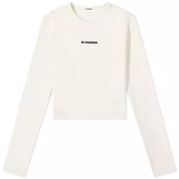 Топ Jil Sander+ Cropped Swim, светло-бежевый