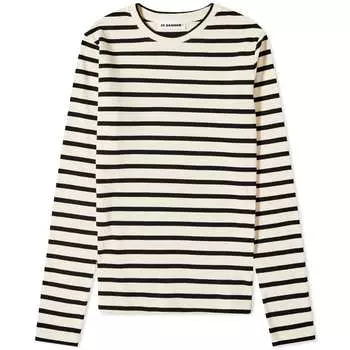 Топ Jil Sander Long Sleeve Stripe Top