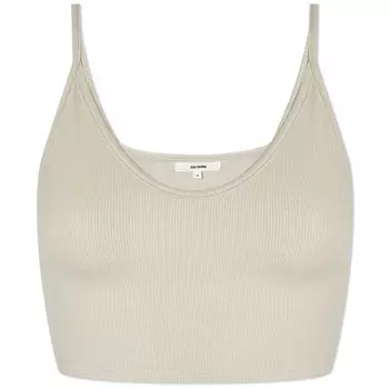 Топ Joah Brown Strappy Crop Tank, кремовый