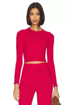 Топ JoosTricot Sleeve Crop, цвет Crimson