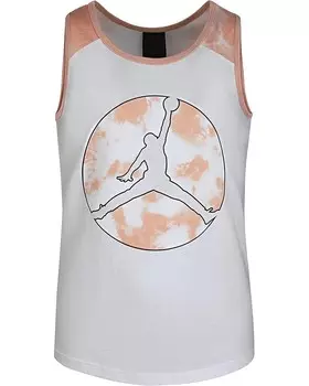 Топ Jordan Kids Jordan Tie-Dye Tank Top, белый