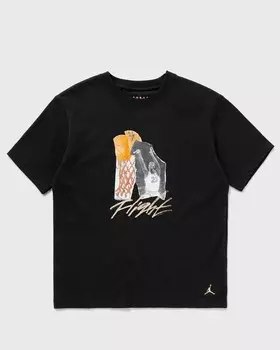 Топ Jordan Wmns Collage Girlfriend T-Shirt, цвет black/legend md brown
