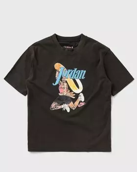 Топ Jordan Wmns Graphic Girlfriend T-Shirt, цвет off noir/white