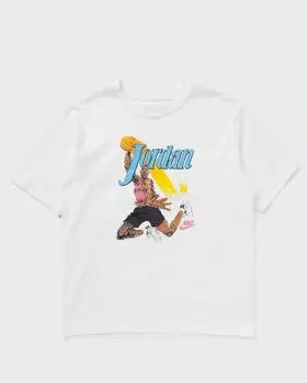 Топ Jordan Wmns Ss Gf Gfx Tee Fa 1, белый/черный