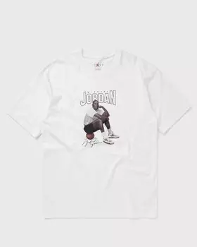 Топ Jordan Wmns Ss Gfx Os Tee, белый