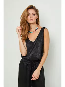 Топ Josfine Fadol, черный
