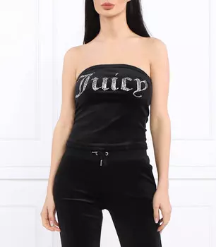 Топ Juicy Couture BABEY LONG BOOBTUBE Slim Fit, черный