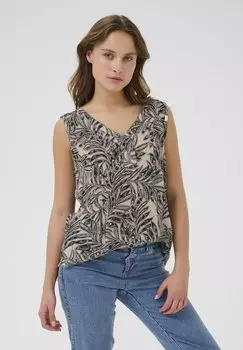 Топ KAAMBER - Blouse Kaffe, бежевый