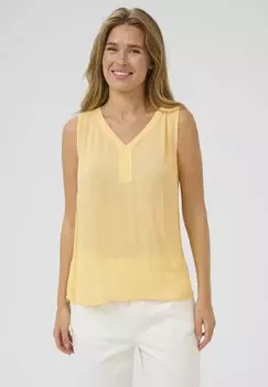 Топ KAAMBER - Blouse Kaffe, светло-желтый