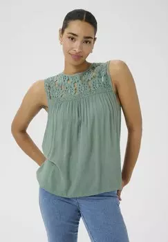 Топ KACIARA AMBER - Blouse Kaffe, светло-зеленый