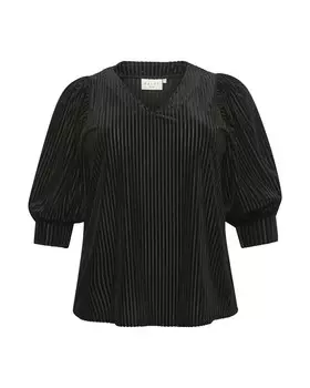 Топ KAFFE CURVE Shirt Cacanna, черный