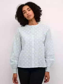 Топ KAFFE Enya Floral, цвет celestial/blue