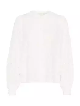 Топ KAFFE Enya Floral, цвет chalk