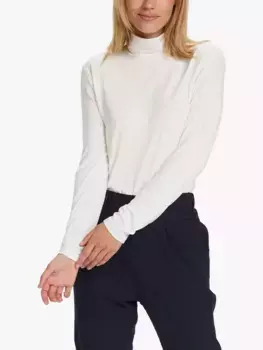 Топ KAFFE Yoko Jersey Turtleneck, цвет chalk