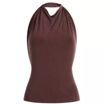 Топ Кайли на бретелях Peachy Den, цвет mahogany