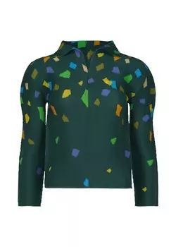 Топ kamifubuki Me Issey Miyake, зеленый