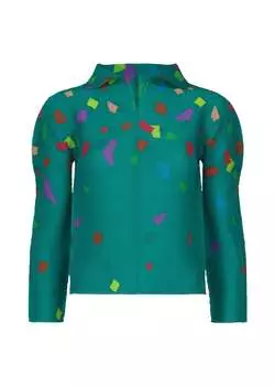 Топ kamifubuki Me Issey Miyake, зеленый