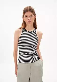 Топ KANITAA STRIPES ARMEDANGELS, цвет black-white