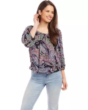 Топ Karen Kane Peasant Top, цвет Paisley