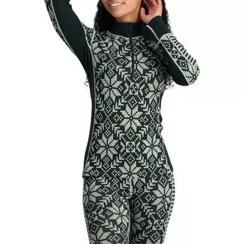 Топ Kari Traa Else Wool Half Zip, цвет Pine