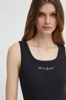 Топ Karl Lagerfeld, черный