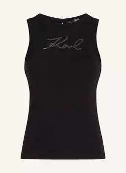 Топ KARL LAGERFELD, черный