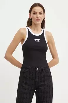 Топ Karl Lagerfeld, черный
