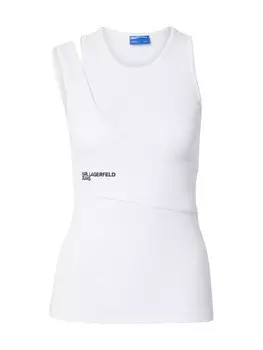 Топ KARL LAGERFELD JEANS, белый