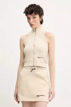 Топ Karl Lagerfeld Jeans, бежевый