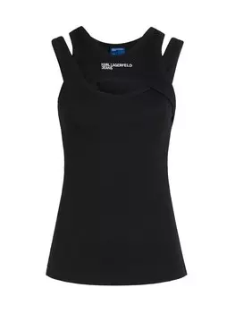 Топ Karl Lagerfeld Jeans, черный