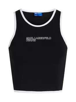 Топ KARL LAGERFELD JEANS, черный