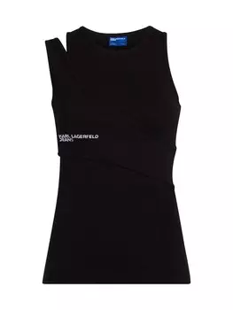 Топ KARL LAGERFELD JEANS, черный