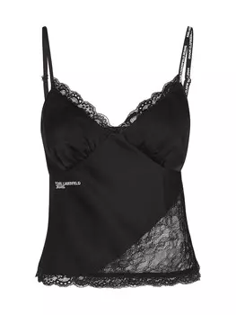 Топ KARL LAGERFELD JEANS, черный