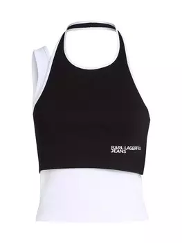 Топ KARL LAGERFELD JEANS, черный